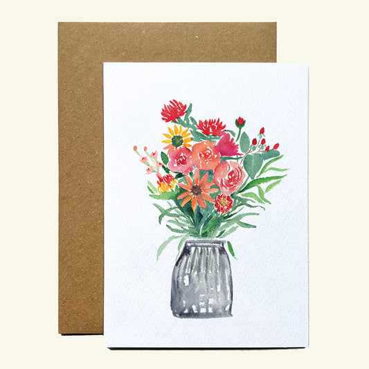 Perfect Palette Floral Greetings Card