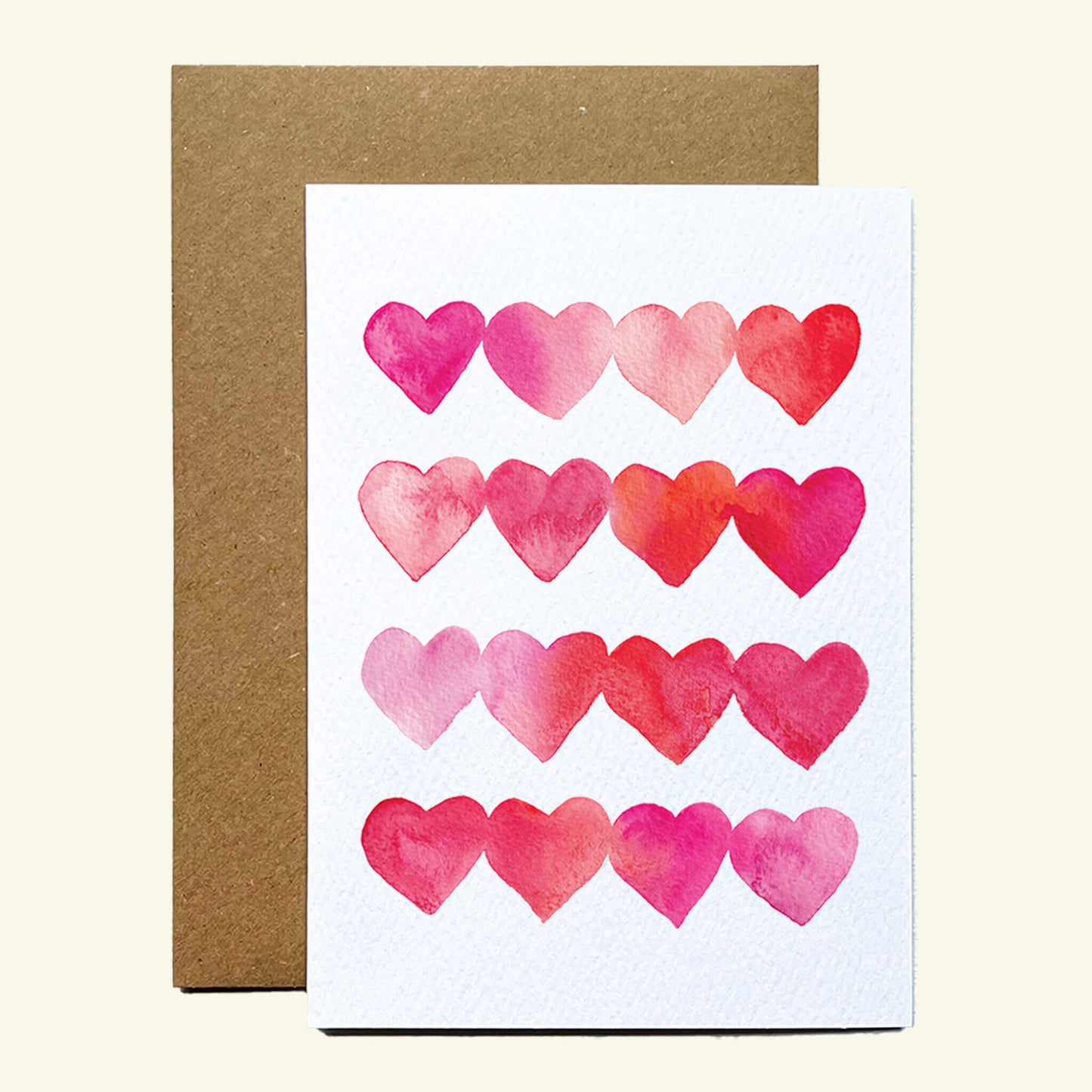 Hearts Greetings Card