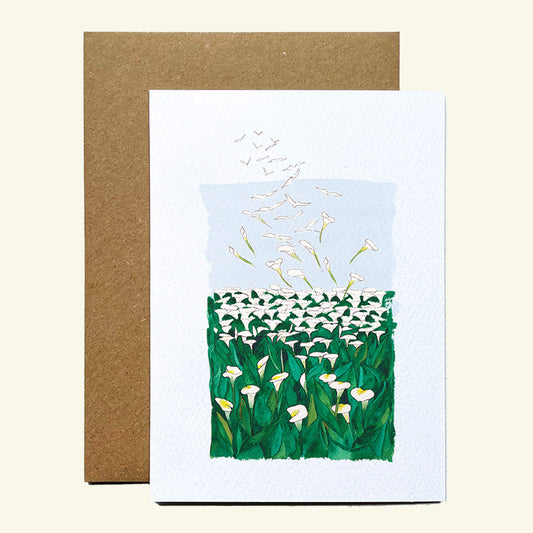 Calla Lilies Sympathy Card