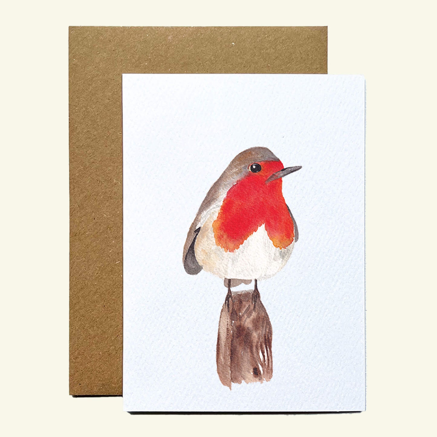 Robin Red Breast Greetings Card