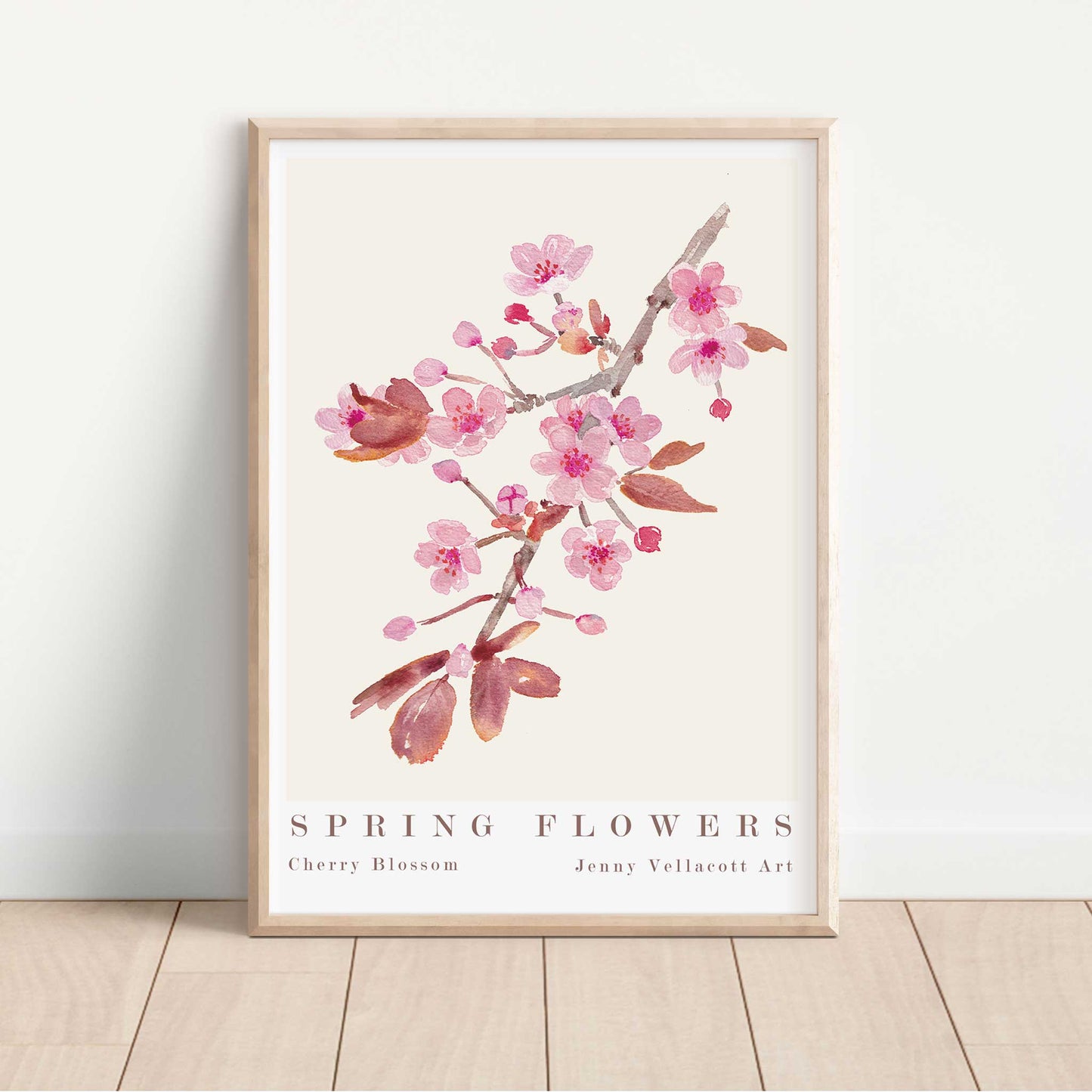 Cherry Blossom Spring Flowers Art Print