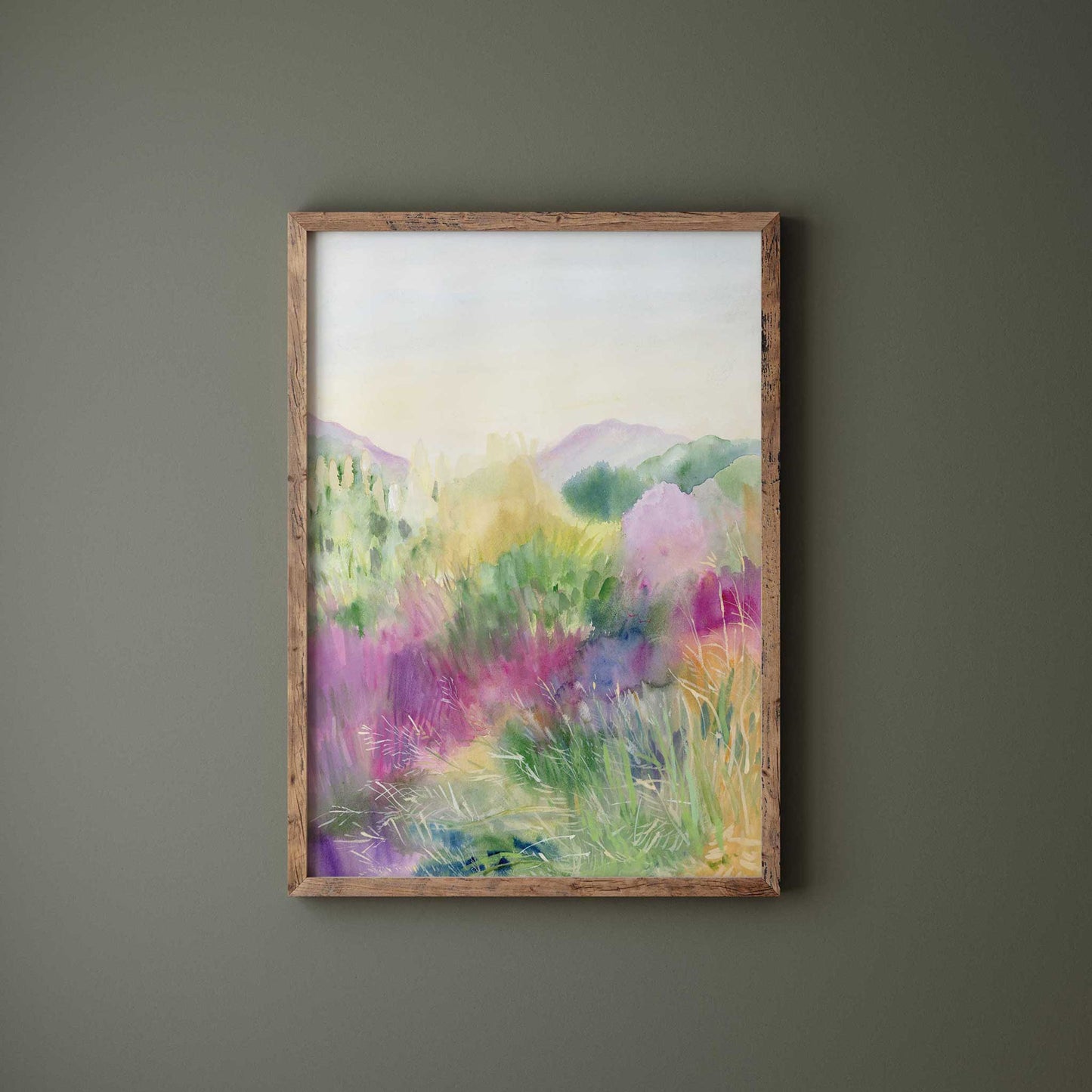 Grasses Landscape Art Print