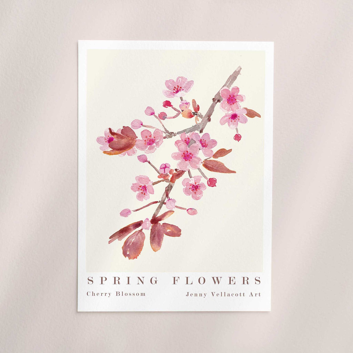 Cherry Blossom Spring Flowers Art Print