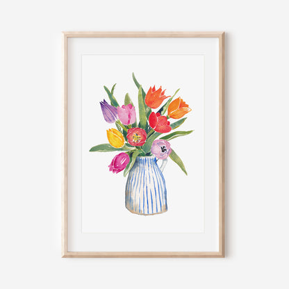 Tulip Flower Art Print