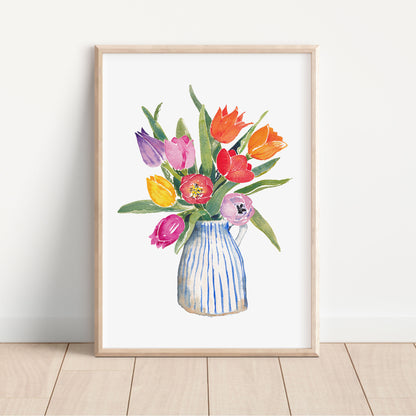 Tulip Flower Art Print