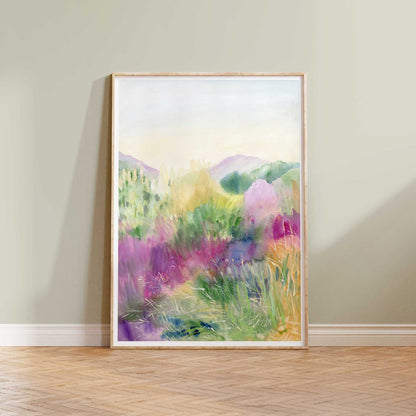 Grasses Landscape Art Print