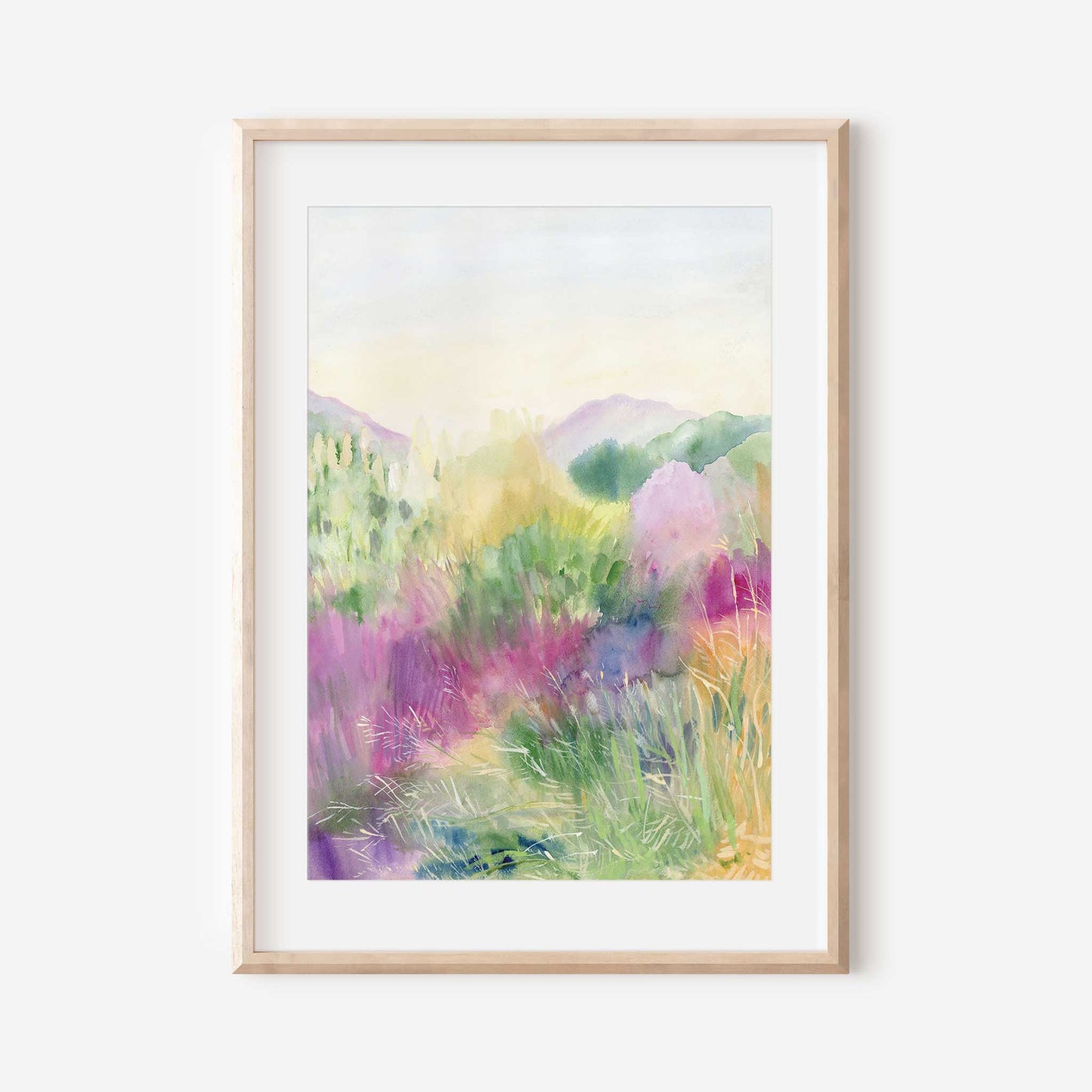 Grasses Landscape Art Print